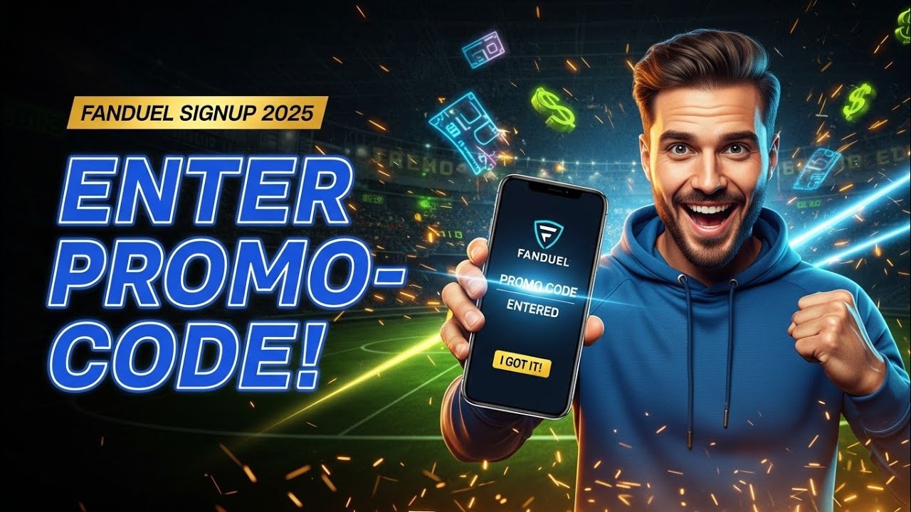 How to Enter FanDuel Promo Code During Signup (2025)