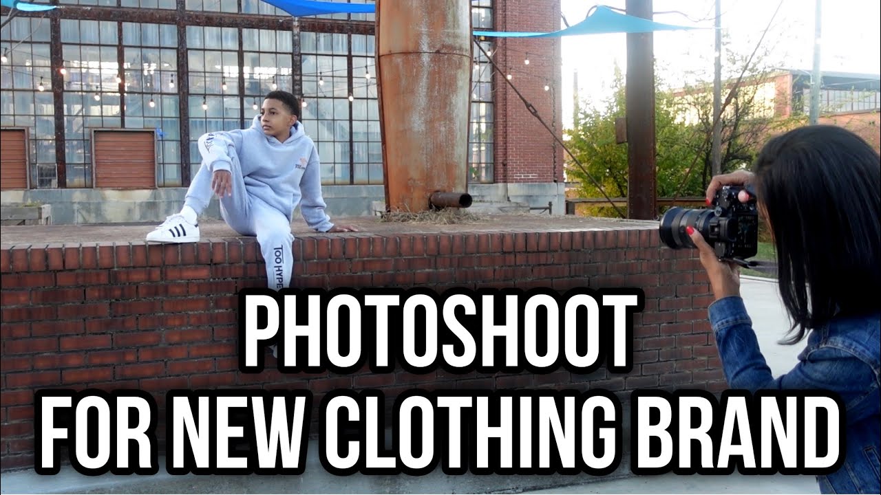 Behind The Scenes For Clothing Brand Photoshoot | Day IN The Life Vlog ...