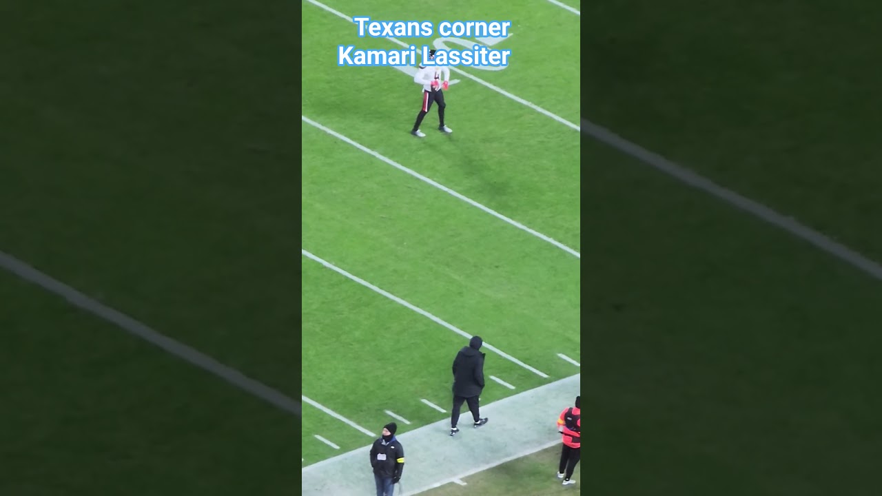 WATCH: Texans standout corner Kamari Lassiter active for Sunday Night Football