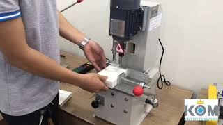 Cách sử dụng máy khoan lỗ giấy C2006A || Kom Việt Nam - Máy đục lỗ giấy tròn GIÁ SIÊU RẺ ||