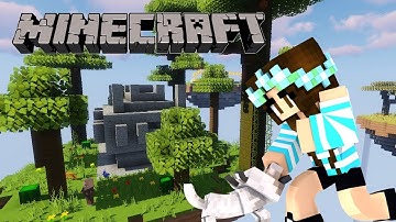 WE ARE SAFE NOW - Floating Island Survival (Minecraft Map) - Episode 2 (FEAT. MACHINEMANIAIII)