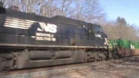 NS 23K with C40-9W, SD60, & C40-8W Ex LMS