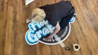 How To Apply Interior Floor Graphics 3M