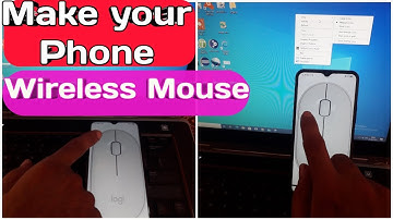 Convert your Phone into a computer/Laptop mouse with Wireless Mouse