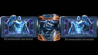 3d anamorphic led screen