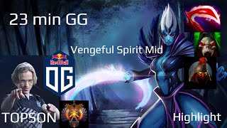 Topson [vengeful spirit] mid monster ...