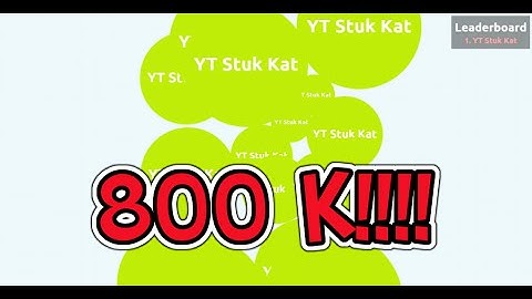 Agar.io - 800K Mass!! | Private Server