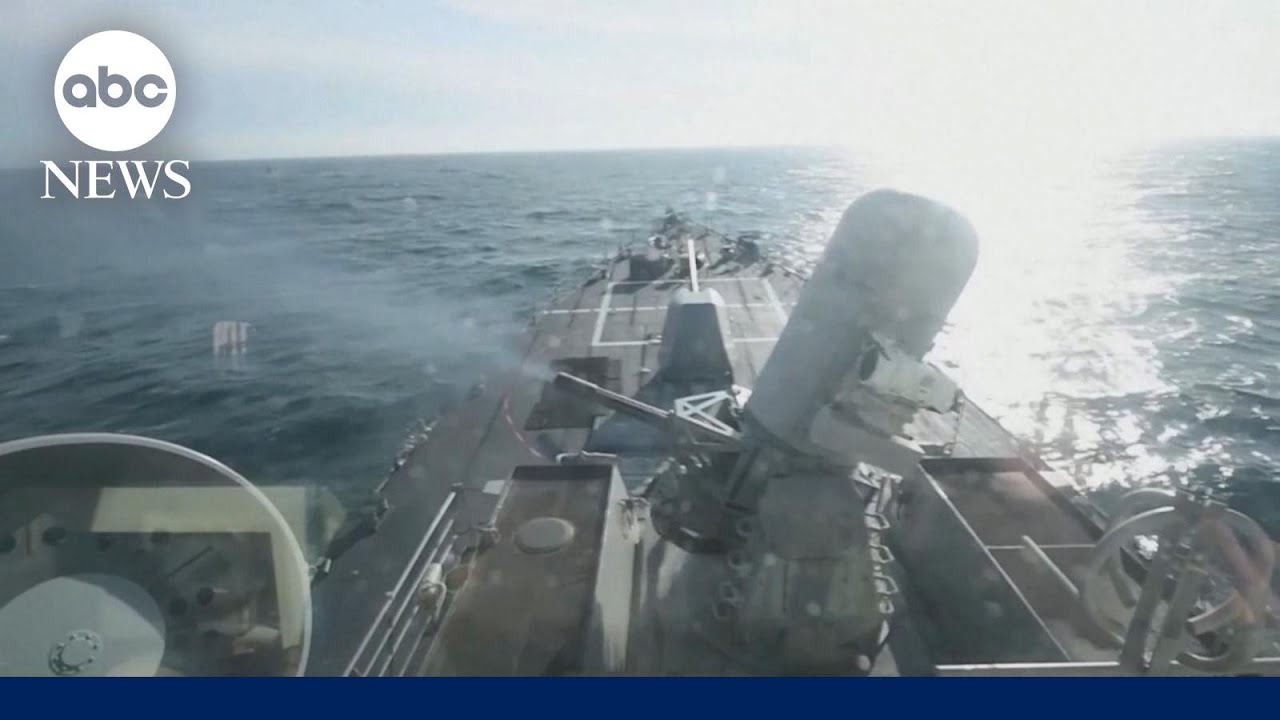 US warship shoots down drone, missile by Iranian-backed rebels in Red Sea