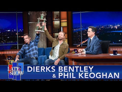 "pickled" champions phil keoghan & dierks bentley reveal how they won the colbert cup