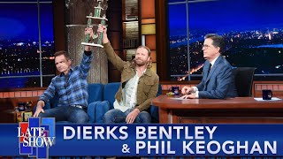 'PICKLED' Champions Phil Keoghan & Dierks Bentley Reveal How They Won The Colbert Cup