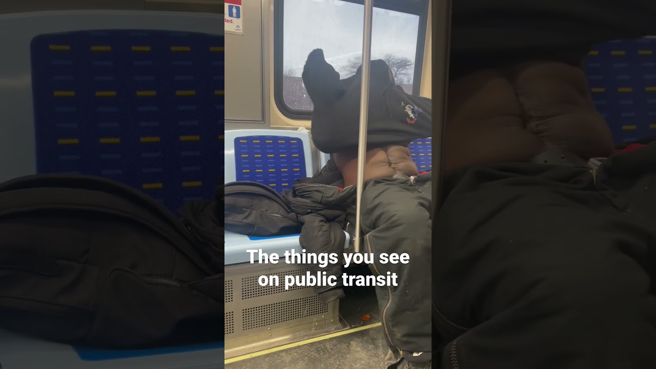 The things you see on public transportation if chill mode was a person
