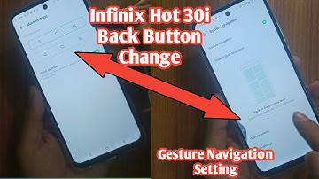 Infinix Hot 30 & Hot 30i Back Button Setting | How to Change Navigation Button in Infinix Android