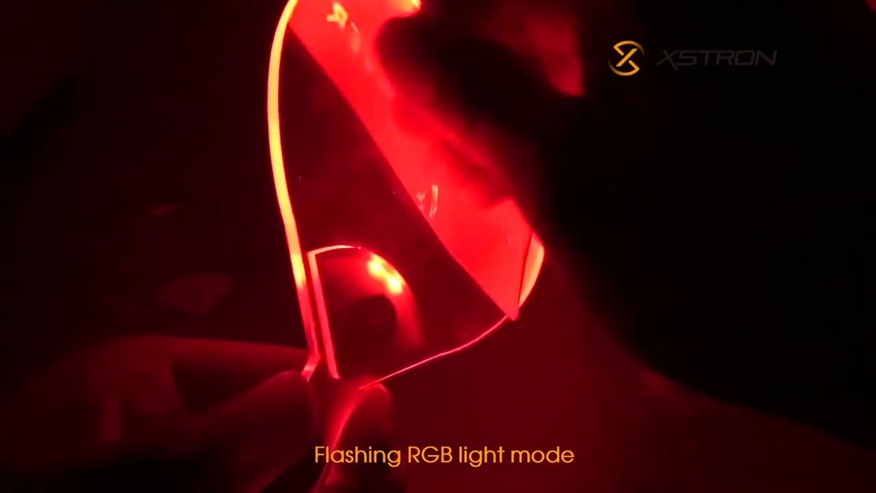 Acrylic LED Business Card RGB Lights Blank Custom Design