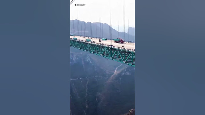 China to open the tallest bridge in the world this year