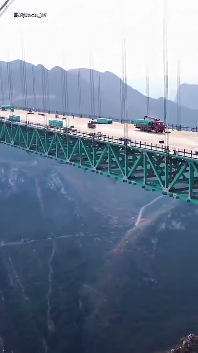 China to open the tallest bridge in the world this year