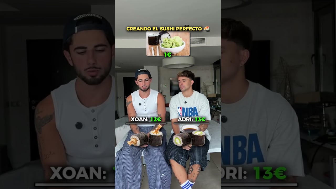 Creando el Sushi Perfecto vs Xoan Ramos 🍣😋 #shorts #comida