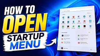 HOW TO OPEN WINDOWS START UP MENU *not clickbait*