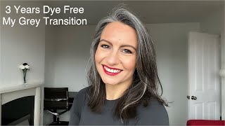 3 Years Dye Free  My Grey Hair Transition