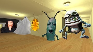 POV CRAZY FROG PLANKTON COCKROACH AND ALL BOTS #nextbots #gmod #rbdgaming1m