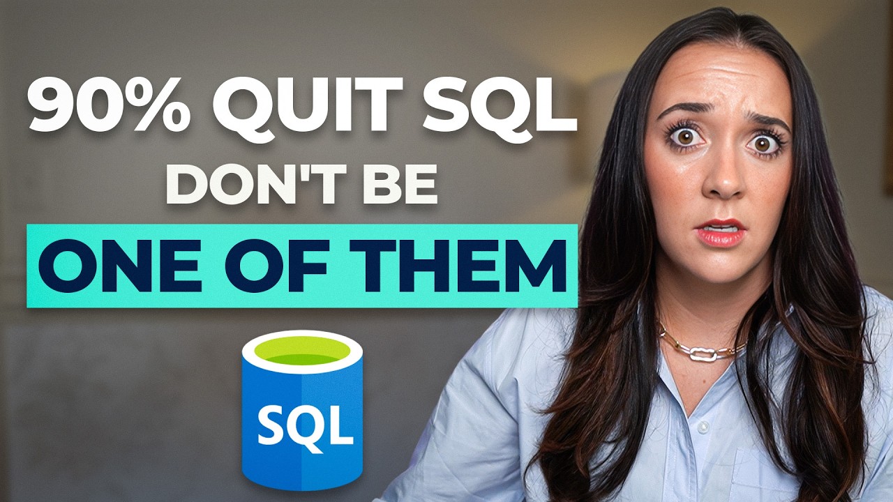 The ONLY 3 SQL Commands That You NEED (in 80% of queries)