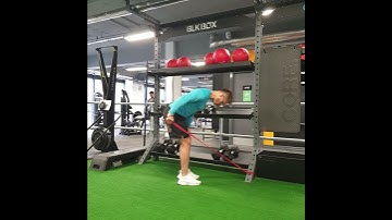 Banded tricep kickback