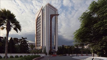LARGEST ARCHITECTURAL RENDER EVER MADE IN LUMION Hotel 3 etoiles ALGER ELHARRACH لوميون 11 انيميشن
