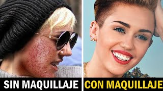 8 Famosas que se ven Horribles sin Maquillaje