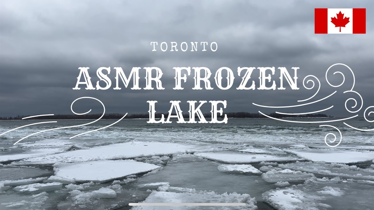 Frozen Beach Walk in Toronto! 🌬️🌊🏝️ ASMR Ice Sounds & Relaxing Winter Vibes
