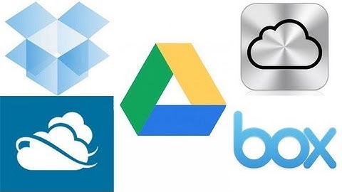 Backing up Your Data: Google Drive, Dropbox, iCloud, Skydrive