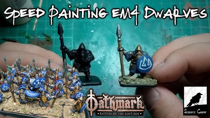 Wargame News and Terrain: Conqueror Models: Dark Age Dwarf Spearmen  Reviewed!