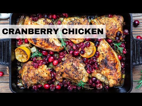 Cranberry Chicken Recipe | Easy Baked Chicken Recipe