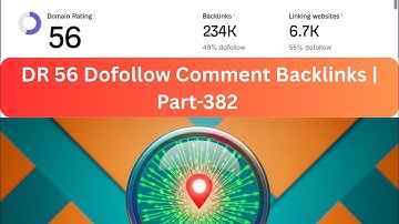 DR 56 Dofollow Comment Backlinks | ডিআর ৫৬ ডুফলো কমেন্ট ব্যাকলিঙ্কস |  Part 382 #freebacklink