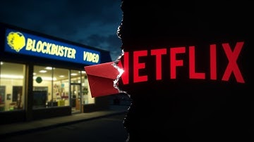 How Netflix Destroyed Blockbuster (And Almost Died Too) | A True Business War Story