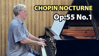 Chopin Nocturne Op.55 No.1 - Paul Barton, FEURICH 218 piano