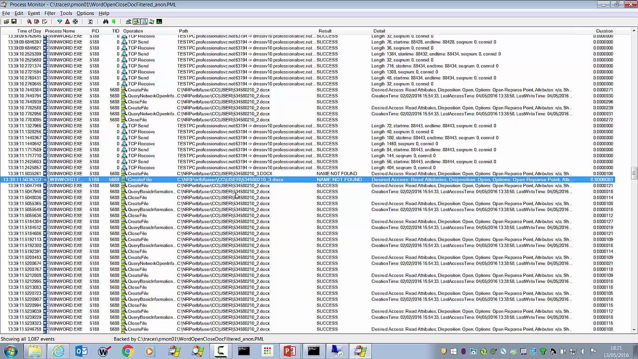 Process Monitor: Long-term Capture across Multiple Users - YouTube