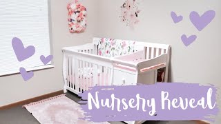 Baby Girl Nursery Reveal💕 // Nursery Transformation + Nursery Tour!