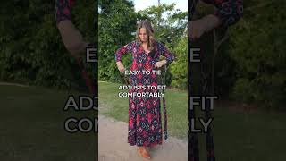 💃 Why we love a maxi wrap dress!