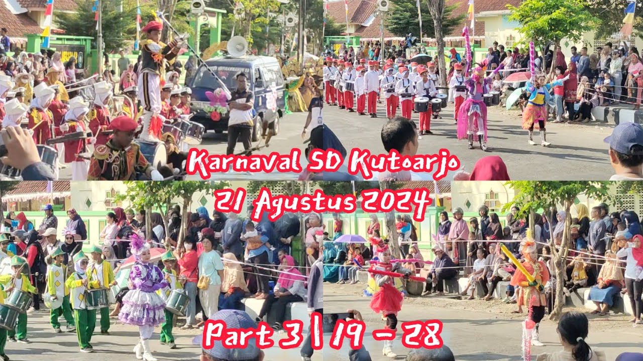 Karnaval SD Kutoarjo 21 Agustus 2024 Part 3  19 - 28 HUT RI 79