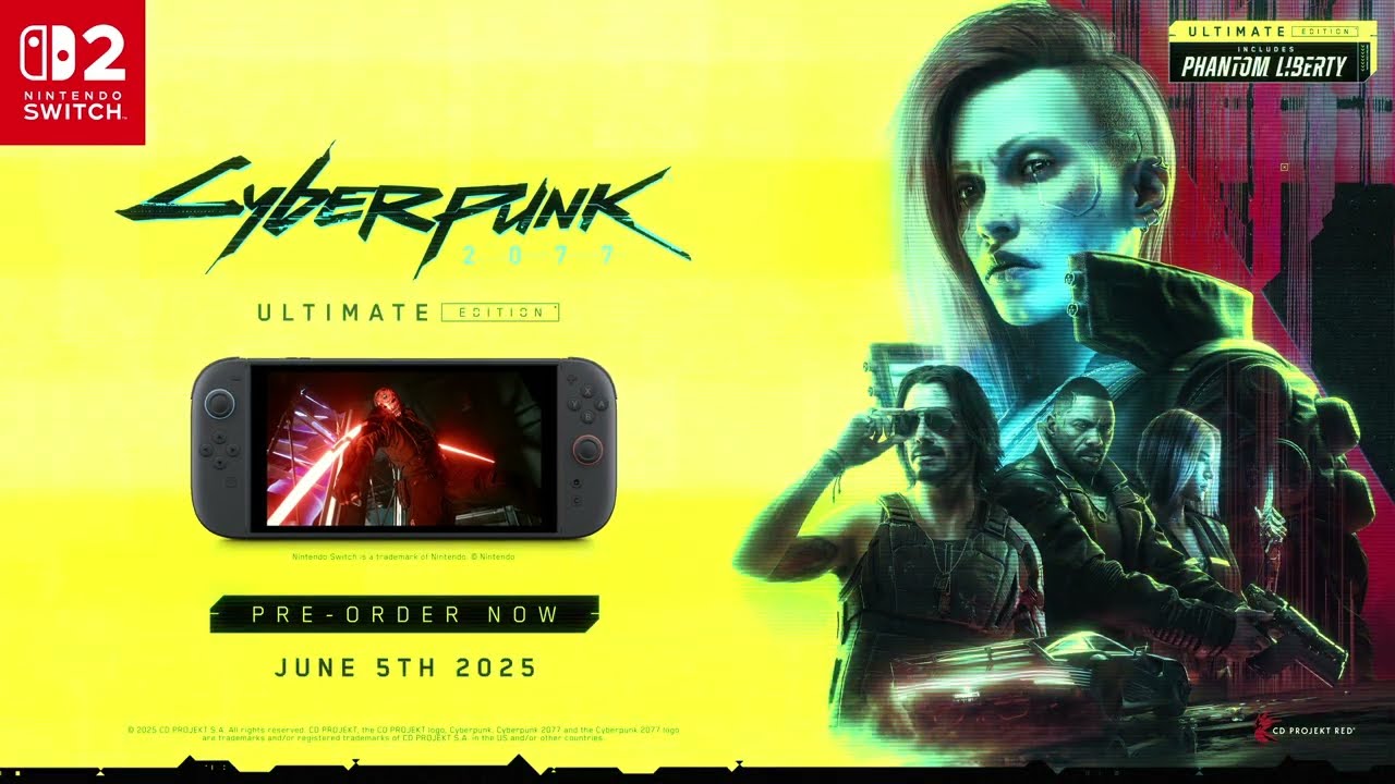 Cyberpunk 2077: Ultimate Edition on Nintendo Switch 2