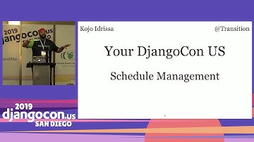DjangoCon 2019 - Orientation and Welcome by Kojo Idrissa
