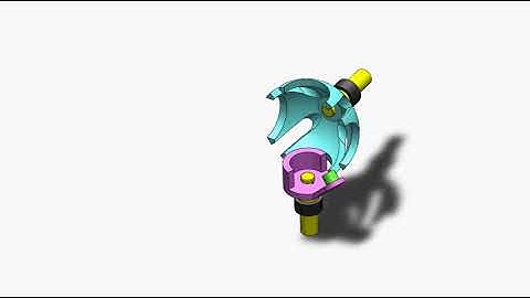 spherical geneva mechanism simulation