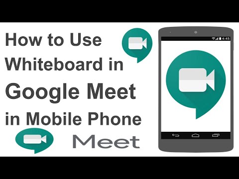 Video How to Use Whiteboard in Google Meet in Mobile Phone -... - youtube