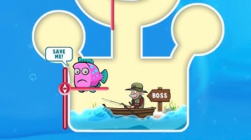 Save The Fish Rescue- Puzzle Game All Levels Gameplay For Android, IOS Mobile Part: 5