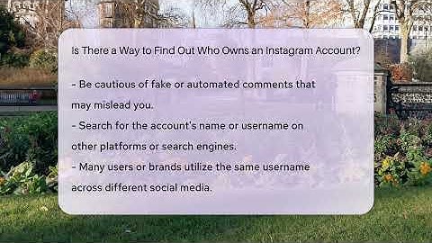 Is There a Way to Find Out Who Owns an Instagram Account? - Everyday-Networking