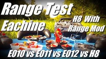Range Test Eachine E010 vs E011 vs E012 vs H8 Micro Quadcopter With Antenna Mod Part 2 of The Review