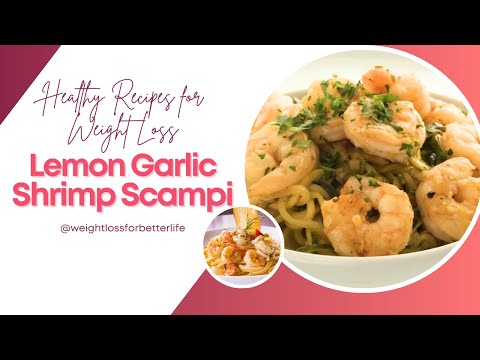Lemon Garlic Shrimp Scampi (Zucchini Noodles)