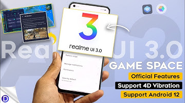 Realme UI 3.0 Game Space New Update | 4D Vibration Working Indian Devices | Enable Voice Changer ⚡⚡