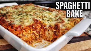 Make this amazing Spaghetti Bake for dinner tonight!