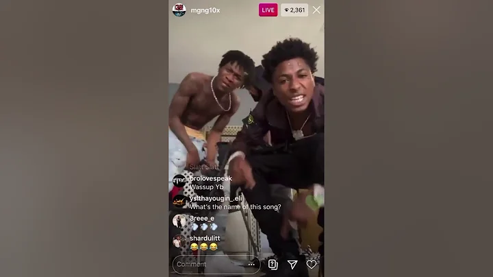 NBA YoungBoy And Ben 10 Listening To His Unreleased Music