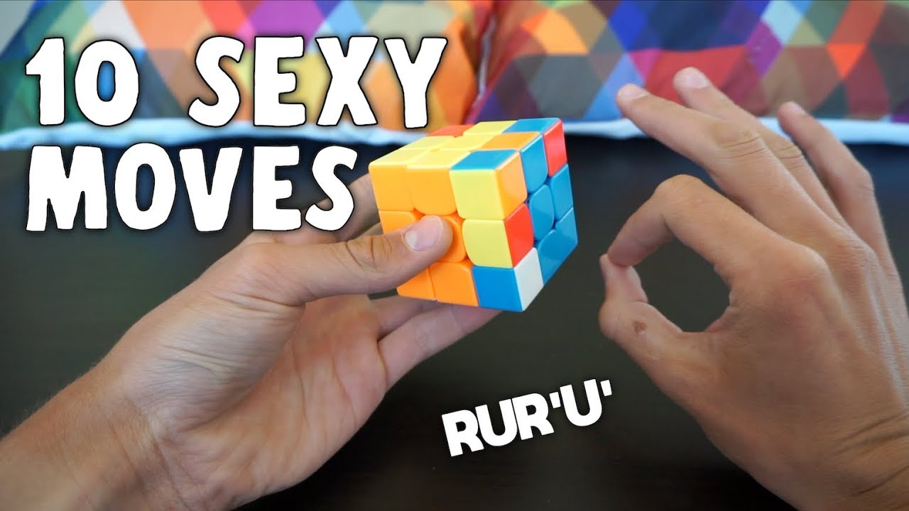 Solving A Rubiks Cube In 10 Sexy Moves Youtube